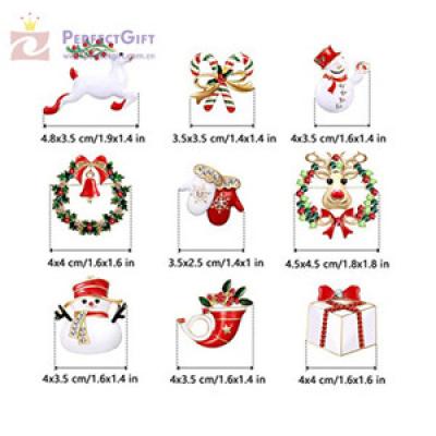 OEM ODM custom christmas pins ornaments personalized 