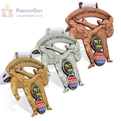Custom award taekwondo medals
