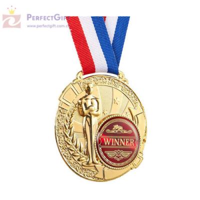 Sports medals and ribbons