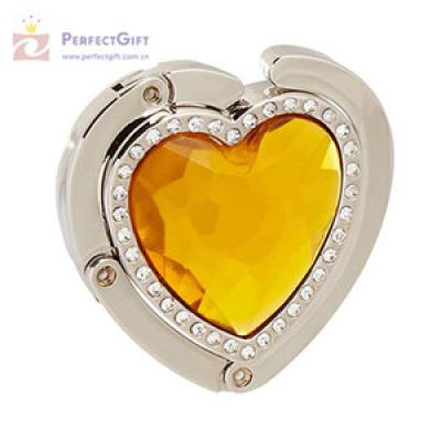 Hot sell custom heart bag hanger