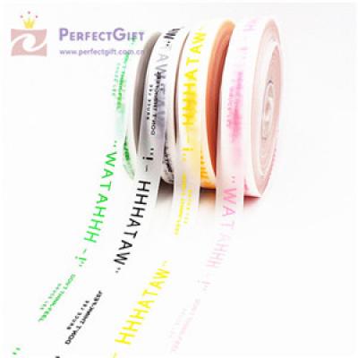 Popular custom pvc ribbon with logo