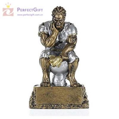 High quality custom gold trophy metal