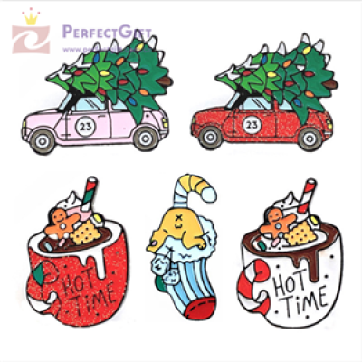 2020 christmas decoration supplies flashing badge