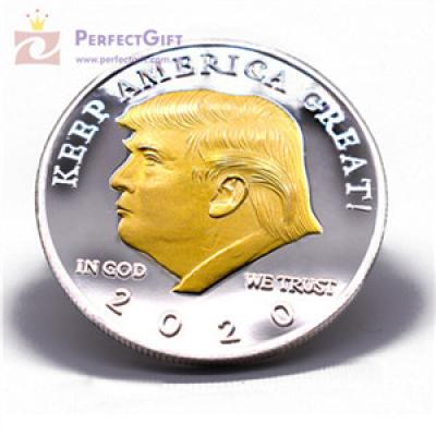 Custom trump 2020 souvenir coin