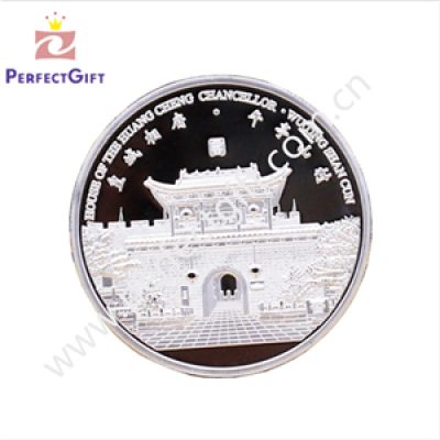 Custom pure silver award souvenir military coin