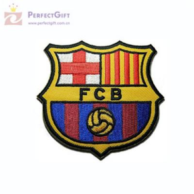 Custom embroidered soccer patches