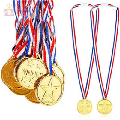 Custom five star sport medal