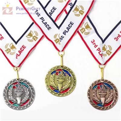 Custom star marathon medals